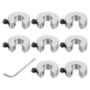 SBR12 Linear Rail Shaft Stop Collars with a Nickel Flat Head Wrench 8pcs