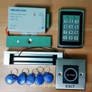 Metal RFID Card Password Door Access Control+Magnetic Lock+Touchless Door Exit