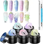 Molding Gel for Nails | Sculpting Gel Nail Designs Extension - Non-Stick Manicure Set with Carving Pen for Molding, Building, Painting, Gems Decoration