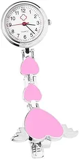 [Holibanna] Watch Pink Watch Heart Shaped Vet Fob Cute Watch Nursing Doctors Nurse Accessories Digital Men Retractable Watch Watches Pocket Watch Man While Married