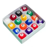 Mini Pool Table Balls Set Professional 25/32/38mm Small Billiard Balls for Kid