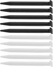 10pcs Stylus Pen Touch Screen Pen Touch Pens Compatible with Nintendo New 2DSXL/2DSLL for Control Video Games White and Black Plastic