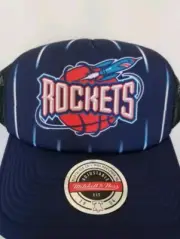 Houston Rockets Hat Cap HWC Retro Mesh Snap Back Snapback Mitchell & Ness