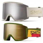 Smith Squad XL Ski Snowboard Snowmobile Goggle Bright Low Light ChromaPop Lense