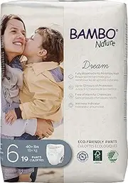 Bambo Nature Premium Training Pants - French/English Packaging, Size 6, 95 Count