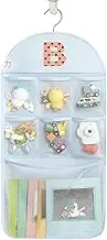 Wall Shelf Wardrobe Storage Bags,Large Storage Capacity Closet Organizer - Storage Bag Underwear Organizer with Hooks