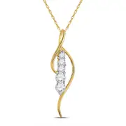 1/5CTW-Diamond FASHION PENDANT