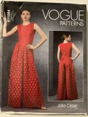 Vogue V11084 Sewing Pattern Miss & Misses' Petite Jumpsuit Sizes 8-16