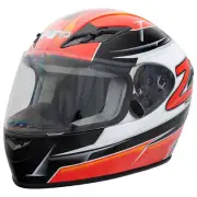 Zamp H759C02L, FS-9 Helmet, Large, Red/Black, Snell M2020D & DOT Approved