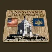 Pennsylvania State Monument Gettysburg, Pa American Civil War Themed mouse pad