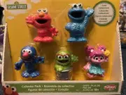 NIB Playskool Sesame Street Figures Elmo, Abby, Grover, Cookie And Oscar