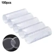 Clear Double Shell Coin Capsules Storage Case Box Holder for Precious Coins