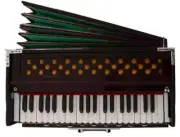 Indian Portable 9 Stopper Double Reed 3.5 Octave 42 Key Foldable Harmonium