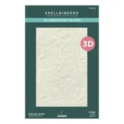 Spellbinders Amaryllis Garden 3D Embossing Folder from the Amaryllis Christmas Collection by Yana Smakula