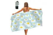 Oversized Beach Towel Sand-Resistant Quick Drying Soft for Pool Yoga-Daisy