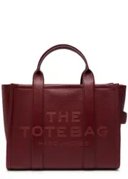 Marc Jacobs The Tote Medium Leather Tote - Burgundy ONE SIZE