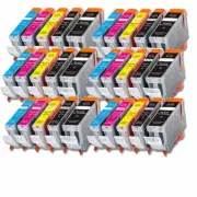 30 PK Ink Combo Pack + latest Chip for PGI-5BK CLI-8 MX850 iP4200 iP4300 iP4500