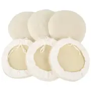 6 Pieces of 7-Inch Wool-Like Plush Polishing Disc Bundled with Lace- Wool1465