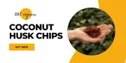 Premium Coconut Husk Chips - Natural Mulch,Soil Conditioner, and Garden Enhancer