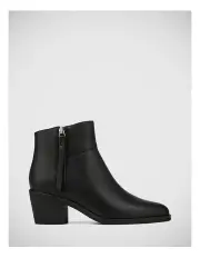 [Wittner] Jayde Leather Ankle Boot in Black