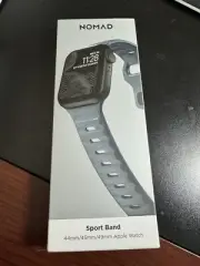 New NOMAD Authentic Apple Watch Sport Strap FKM Band Marine Blue 45/49mm M/L