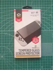 Nintendo Switch OLED Tempered Glass Screen Protector Powerwave New