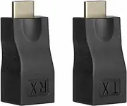 2Pcs 4K 1080P HDMI Extender to RJ45 Over Cat 5e/6 Network LAN Ethernet Adapter