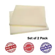 Upholstery Visco Memory Foam Square Sheets- Two Pack - 3.5 lb High Density