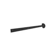Decorative Jamestown Strap Hinge Powder Crinkle Finish 16" x .075″ Thick