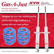 Rear KYB GAS-A-JUST Shock Absorbers + Sport Low Coil Springs for MAZDA RX7 FC