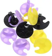 CIMAXIC Nail Palette 10pcs Tools Manicure Pallet Nail Paint Plate for Random Color