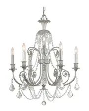 Crystorama 6-Light Regis Chandelier Swarovski Spectra Crystal