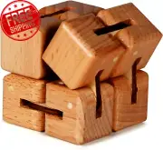 Wooden Infinity Cubes - Large Infinity Cube Fidget Toy | Eco-Friendly Beechwood