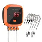Digital Bluetooth Meat Food Thermometer IBT-4XC Probes Cooking BBQ Grill Oven AU