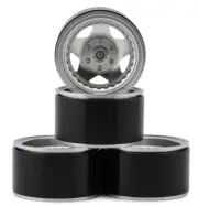 RC4WD Center Line 1.9" Convo Pro Deep Dish Beadlock Wheels Silver)(4) RC4ZW0021