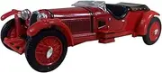 Simulation Alloy Car Model 1/43 Scale Alloy 8C Race Car Model