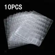 Sheets Coin Pages 42 Pockets Protectors Supplies 28*28mm 250*200mm Clear PVC
