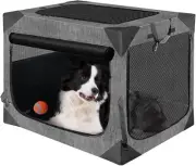 Nottia Soft Collapsible 36 Inch Portable Travel Dog Crate for Large Dogs