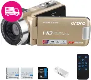 Full HD 1080P Video Camera Camcorder 30MP 18X Zoom Night Vision Vlogging YouTube
