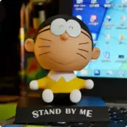 Car Interior Dashboard Ornament Anime Doraemon Shaking Head Action Figure N