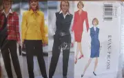 4744 Vintage Butterick SEWING Pattern Jacket Vest Skirt 6 - 18 UNCUT Evan Picone