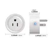 WIFI Smart Life Plug Remote Control Socket Work with Tuya APP Alexa Google Home