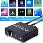USB Sound Card External Set Top Box Computer External Converter Driver Free