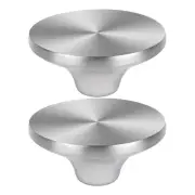 2 Pcs Stainless Steel Pot Top Lid Replacement Gold Cabinet Knobs Cauldrons