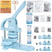 Button Maker, 1/1.25/2.28 In. (25/32/58 Mm) 3 In. 1 Pin Maker, 300-Piece Button