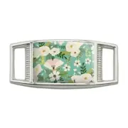 Yuri Spring Flowers Rectangular Shoe Shoelace Tag Gym Charm