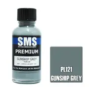Scale Modellers Supply Premium Gunship Grey 30ml PL121 Lacquer Paint