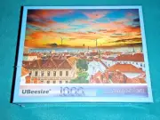 UBEESIZE SUMMER TOWN 1000 PIECE PUZZLE 27.5" x 20"~ NEW & SEALED!
