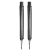2pcs Extra Long Hollow Socket, 13x200mm Impact Nut Driver w Power Drill Adapter