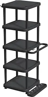 Tenma Shoe Rack, Easy to Assemble Entryway, Shoe Rack, 5 Tiers, Slim Shoe Box, Shoe Shelf, Can Store Umbrella, Shoe Shelf, Easy Assembly, Width 14.2 x Depth 12.2 x Height 33.5 inches (36 x 31 x 85 cm)